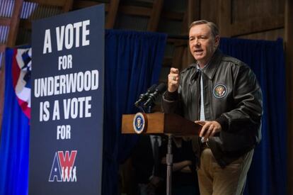 Kevin Spacey, protagonista de la serie 'House of cards'.