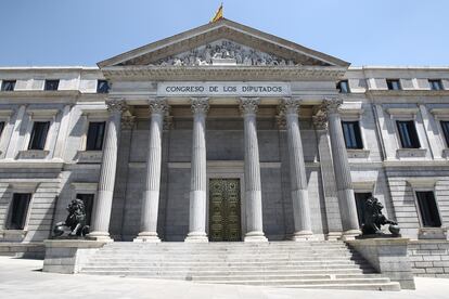 El Congreso de los Diputados en Madrid.