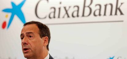 El consejero delegado de CaixaBank, Gonzalo Gort&aacute;zar