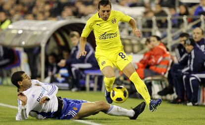 Cazorla, en un partido contra el Zaragoza en 2010.