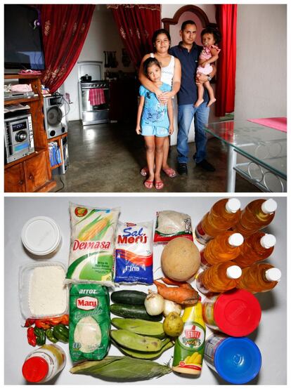 "Llevamos como 15 días comiendo pan con queso o arepa con queso. Estamos comiendo peor que antes, porque no podemos encontrar comida y, la que encontramos, no nos la podemos permitir", lamenta esta familia de Caracas.