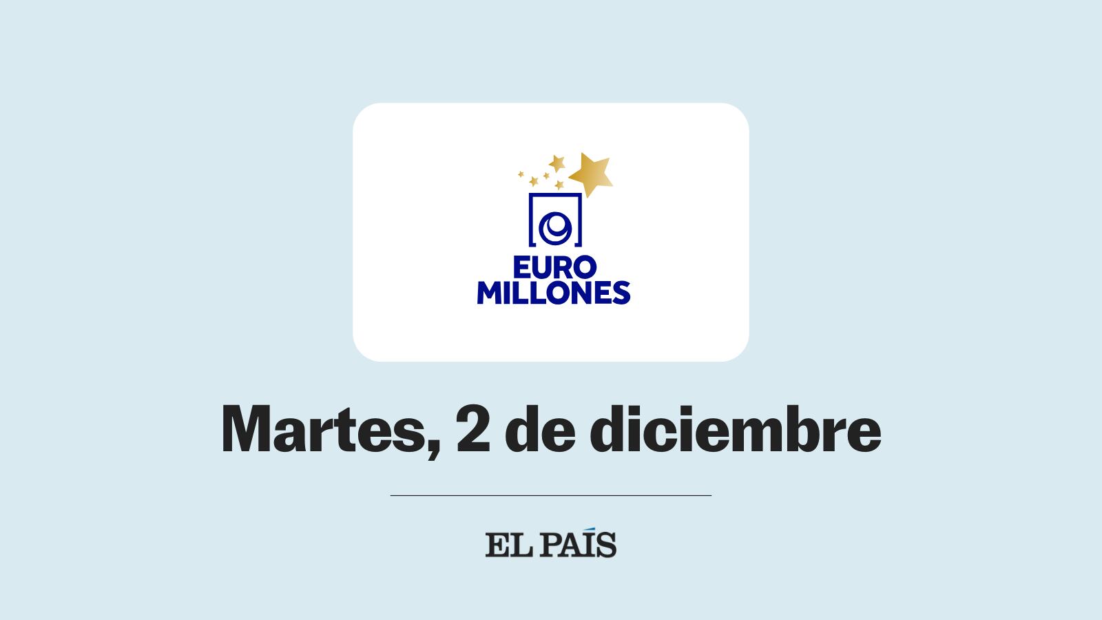 Euromillones: sorteo del martes 2 de diciembre