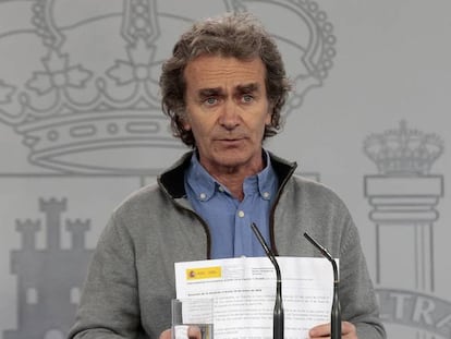  El director del Centro de Alertas y Emergencias Sanitarias del Ministerio de Sanidad, Fernando Simón.