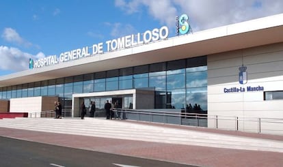 Fachada del hospital general de Tomelloso, en Ciudad Real. 