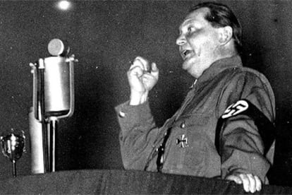 Hermann Göring, fundador de la Gestapo durante el régimen nazi de Alemania.