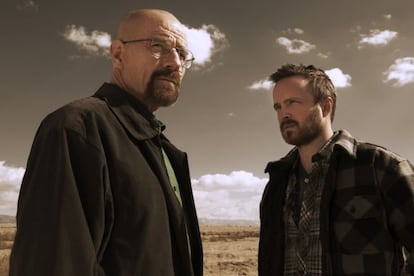 Bryan Cranston y Aaron Paul, la pareja protagonista de 'Breaking bad'