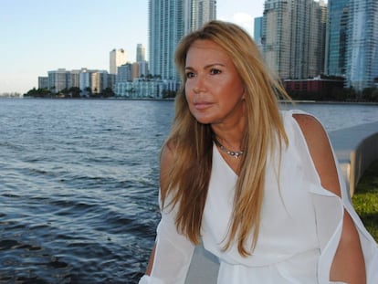 La actriz Jeannette Rodríguez en Miami, donde reside.