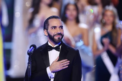 El presidente de El Salvador, Nayib Bukele en noviembre de 2023 en San Salvador.