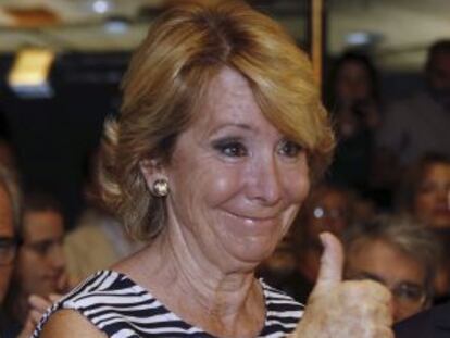 Esperanza Aguirre.