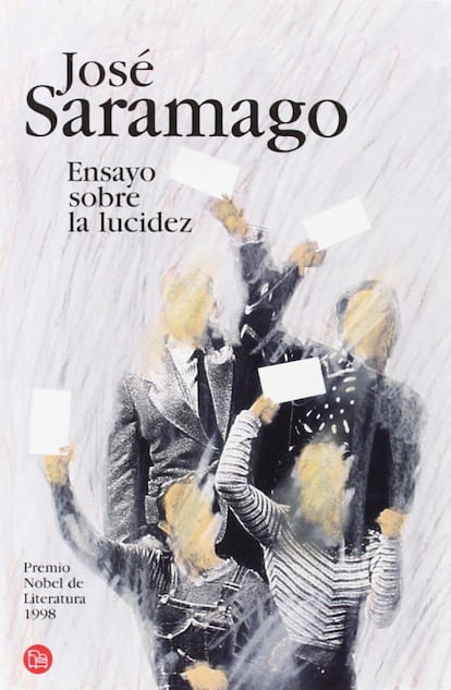 Si 'Ensayo sobre la ceguera' es, para muchos lectores de José Saramago (1922-2010), una de las cumbres de su obra literaria, 'Ensayo sobre la lucidez', emparentado con aquel, continúa siendo un libro de plena actualidad, una reflexión analítica, inteligente y ácida, escrita en estado de gracia, sobre el verdadero significado de una palabra erosionada en nuestros días: democracia. El único Nobel de la lengua portuguesa, que reclamó para sí la condición de escribir ensayos a través de sus novelas, interpreta y disecciona en estas páginas vibrantes los males de nuestra sociedad, situando al lector frente a un espejo que es como un disparo en la conciencia. FICHA: 'Ensayo sobre la lucidez'. Autor: José Saramago. Traducción: Pilar del Río. Alfaguara, 2004.