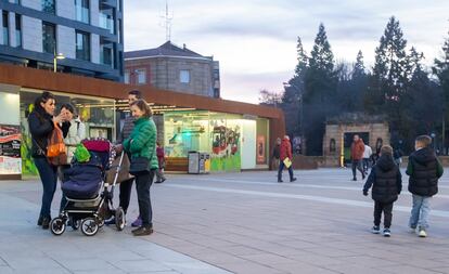 Zona de Soria en que se han encontrado dos menores abandonados, este lunes.