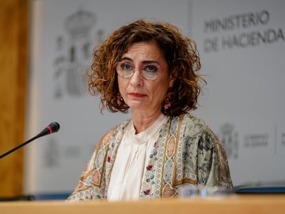 La ministra de Hacienda, María Jesús Montero.