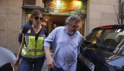 Víctor Terradellas, presidente de Catmon, detenido en mayo de 2018 en Barcelona.