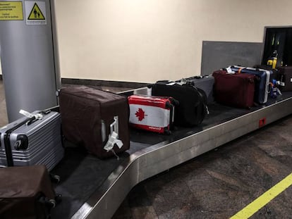 Una banda de equipaje.