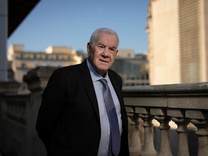 Ernest Maragall, candidato de ERC a la alcaldía de Barcelona, el viernes.