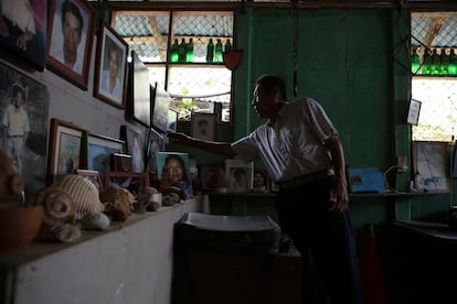 Cristino Lázaro, de 85 años, es un ecologista de Brunca. 