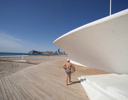 Veraneante en Benidorm.