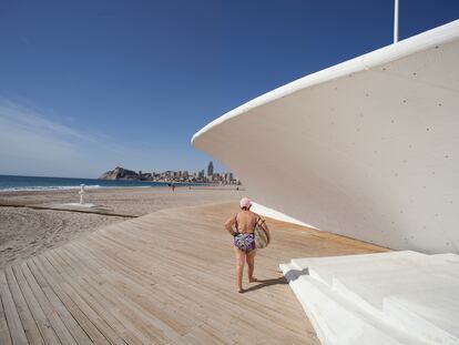 Veraneante en Benidorm.