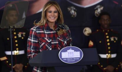 Melania Trump, el pasado día 11.