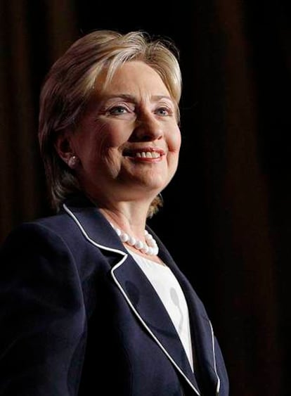Hillary Clinton, durante su campaña en Nueva York en un acto celebrado el 10 de julio.