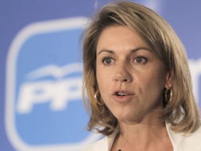 La presidenta de Castilla-La Mancha, María Dolores de Cospedal.