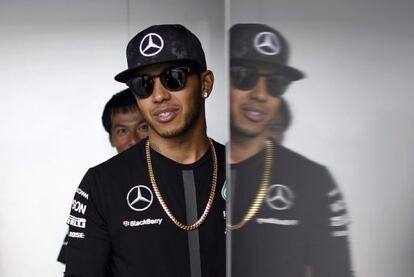 Hamilton, en Suzuka. 