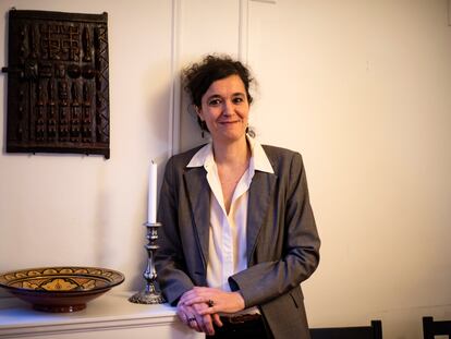 La filósofa Chiara Bottici, en su casa de Nueva York.