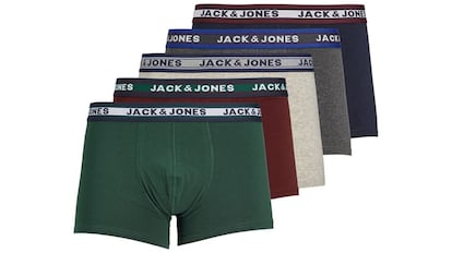 Pack de cinco calzoncillos de Jack & Jones