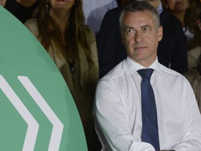 El lehendakari y candidato a la reelección del PNV, Íñigo Urkullu.