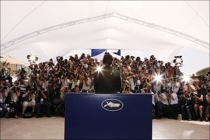 Tom Hanks at the Cannes Film Festival to present ‘The Da Vinci Code.’