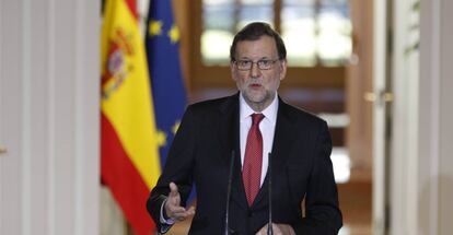 Mariano Rajoy, presidente del Gobierno. 