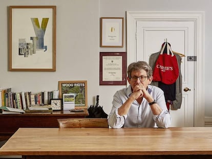 Alan Rusbridger, em seu escritório de Oxford.