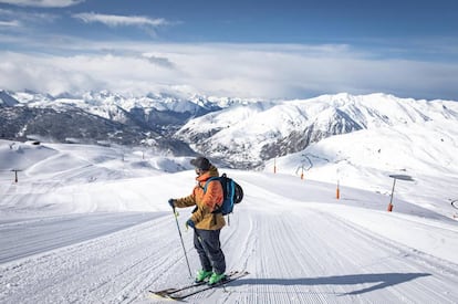 Pista de esquí en Baqueira Beret (Lleida).
