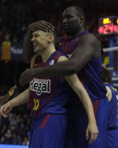 Jawai felicita a Jasikevicius.