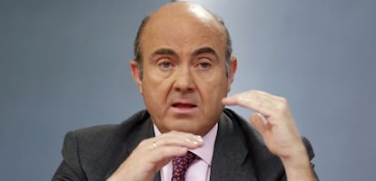 El ministro de Econom&iacute;a, Luis de Guindos