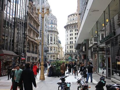 La calle Florida de Buenos Aires.