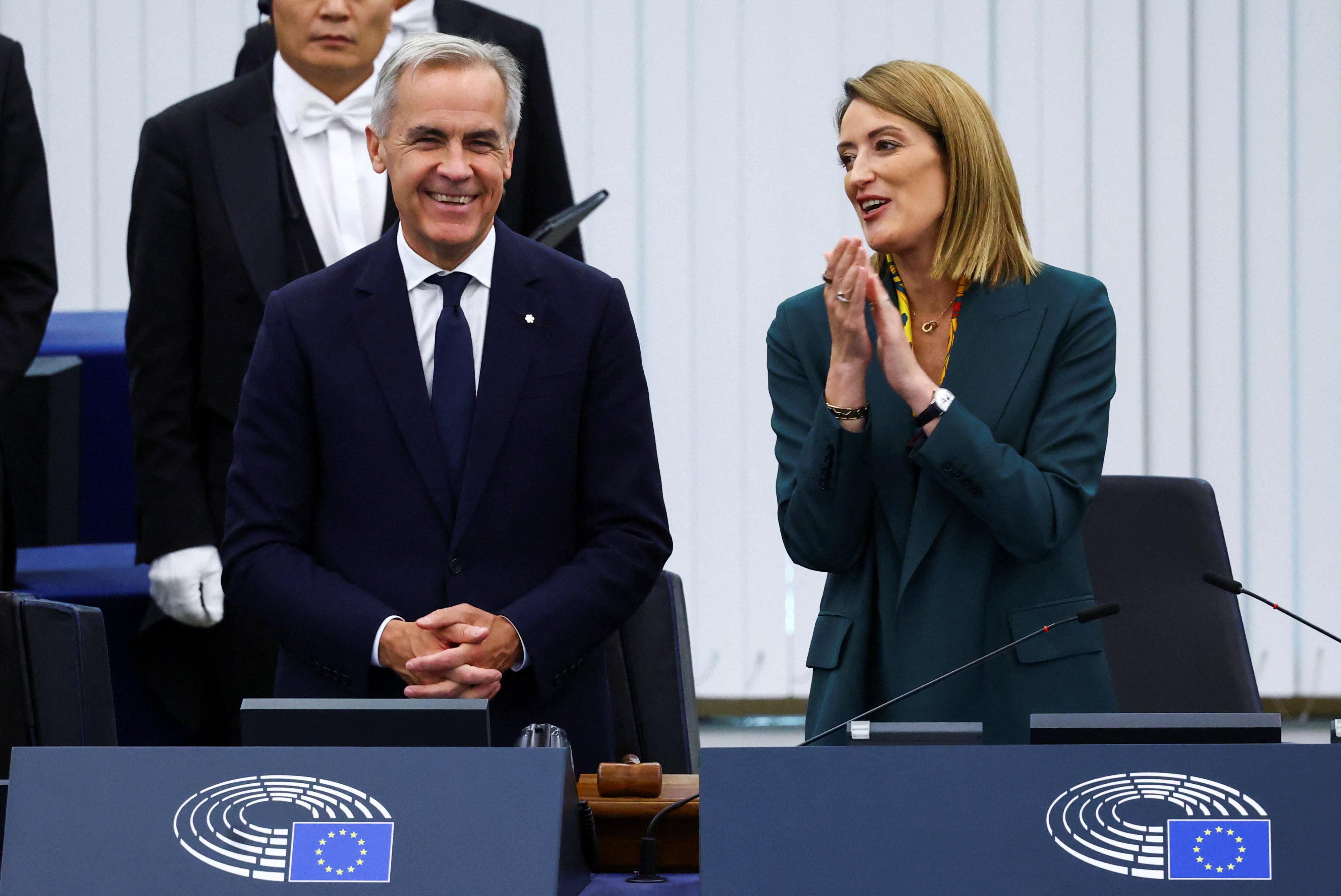 Mark Carney, tras las nuevas amenazas arancelarias de Trump: “Europa y Canadá son más fuertes juntos”