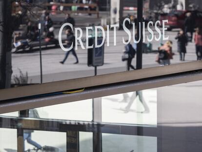 Oficinas de Credit Suisse en Zúrich, Suiza.