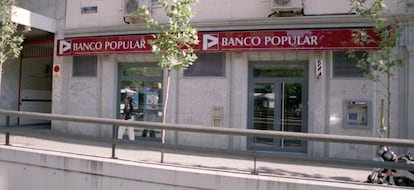 Una sucursal del Banco Popular en Madrid. Efe/ Archivo