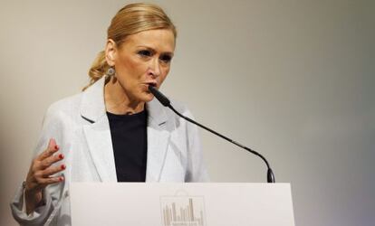 Cristina Cifuentes, presidenta de la Comunidad de Madrid.