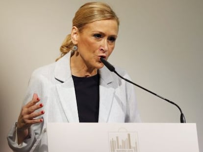 Cristina Cifuentes, presidenta de la Comunidad de Madrid.