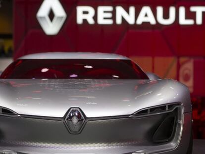 El nuevo Renault Trezor es expuesto en el Sal&oacute;n del Autom&oacute;vil de Par&iacute;s.