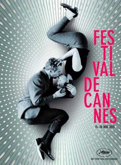 Paul Newman y Joanne Woodward en el cartel de la 66ª edición del festival de Cannes.