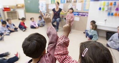 Una escuela infantil catalana.