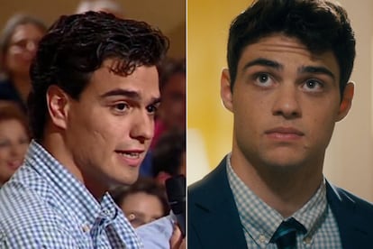 Cientos de tuiteros han resaltado el parecido físico entre el joven Pedro Sánchez y el actor Noah Centineo.