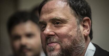 El exvicepresidente de Cataluña y líder de ERC, Oriol Junqueras. 