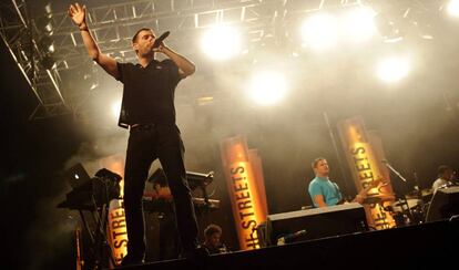 Concierto de The Streets en el festival de Berkshire.