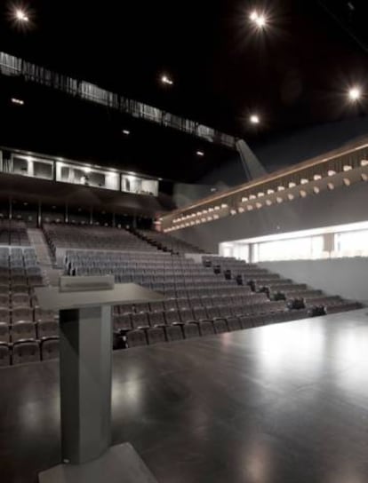 Interior del auditorio del teatro La Rambleta.