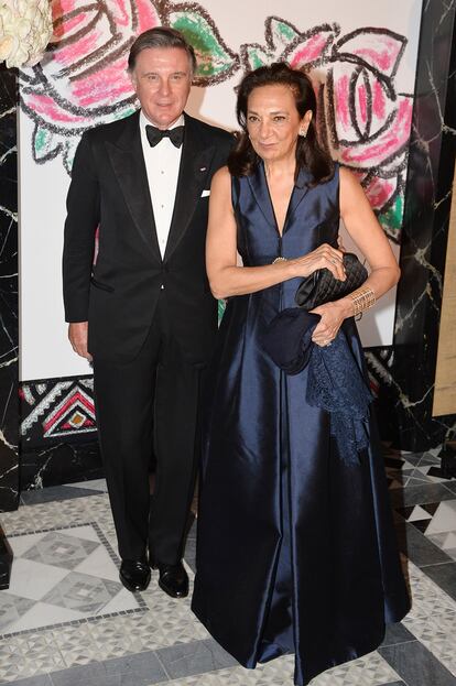 El joyero parisino Alberto Repossi junto a su mujer Giovanna.