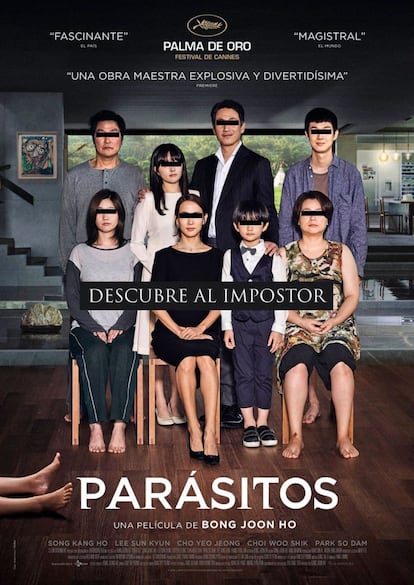 'Parásitos' narra la vida de una familia pobre que malvive en un piso en Seúl, pagando las facturas a base de trabajos precarios y robando el wifi de los vecinos. Una comedia negra de suspense que dirige el surcoreano Bong Joon-ho. Otra de las grandes favoritas, con seis nominaciones, que ganó la Palma de Oro en Cannes.